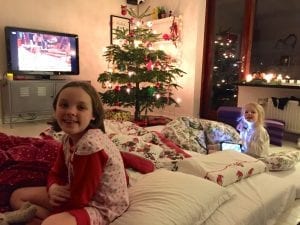 julen, juletræ, jul, sove, hygge