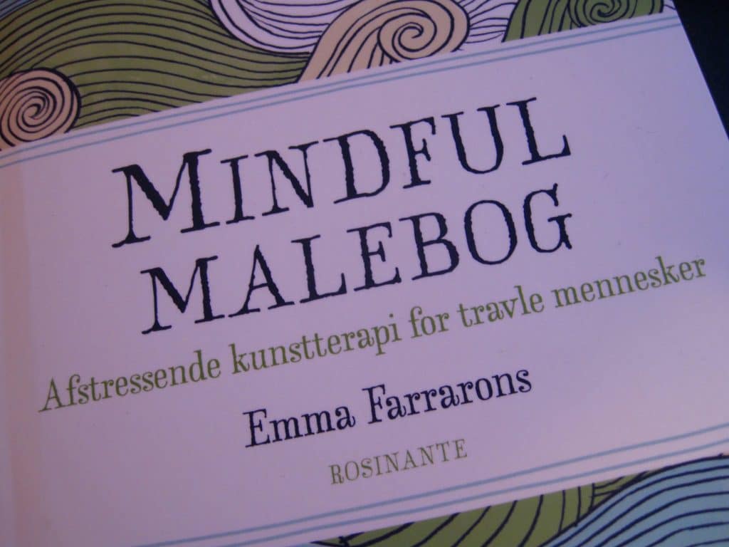 mindfull, malebog, voksne, farver