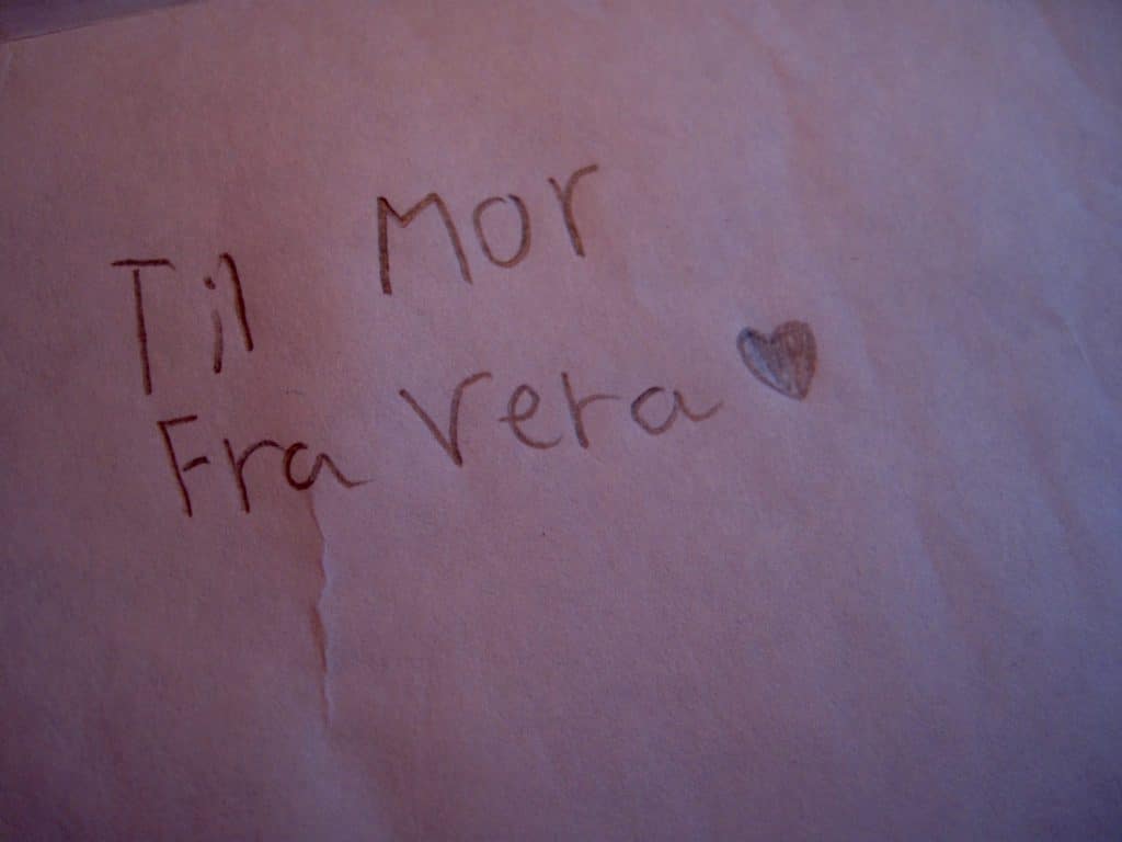 mors, dag, gave, til, fra