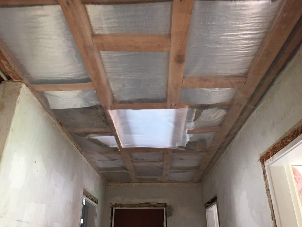 renovering, gang, entre, renovering, indretning, bolig