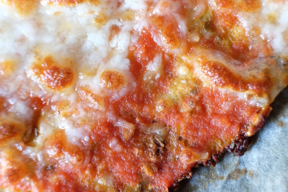 blomkål, snittet, blomkålspizza, opskrift