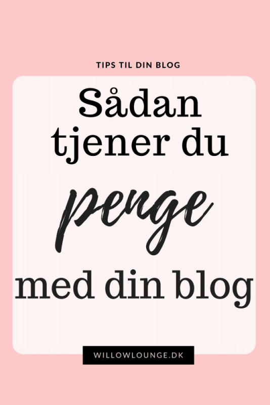 Sådan kan du tjene penge med din blog